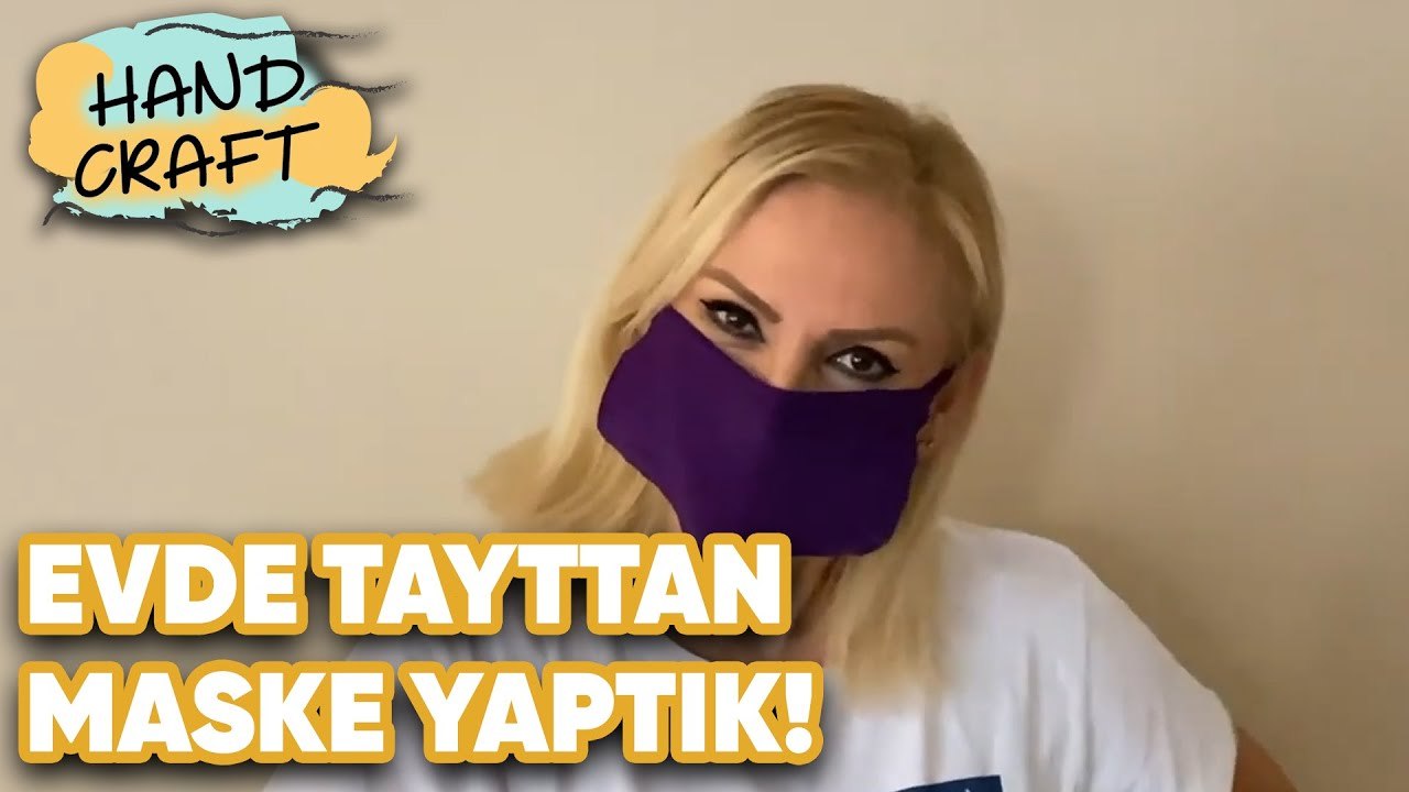 Tayttan  Dikişsiz Maske Yapımı | How to make mask with tights?