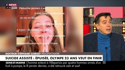 Le Dr Clerget répond dans "Morandini Live" à l'influenceuse de 23 ans qui veut avoir recours au suicide assisté: "Il ne faut pas aller jusque là. Il y a des solutions" - VIDEO