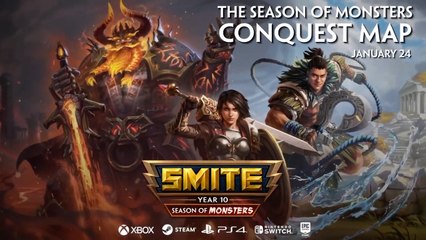 Smite Official New Conquest Map The Season of Monsters Trailer