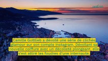 Camille Gottlieb critiquée, elle dévoile sa nouvelle coiffure avec un décolleté plongeant