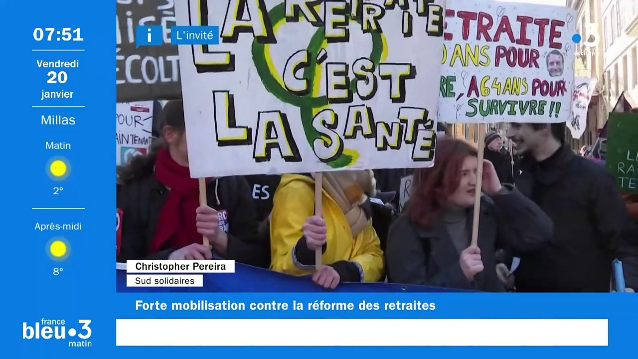 Christopher Pereira, l'invité de la matinale du 20 janvier sur France Bleu Roussillon