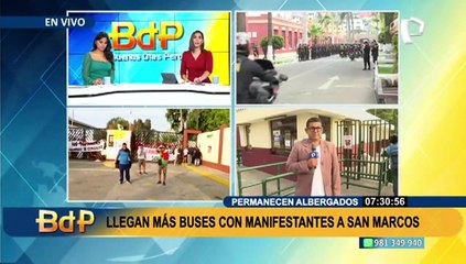 UNI alberga a manifestantes del Sur del país que se preparan para marchar