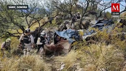Militares destruyen narcocampamentos en Sonora.