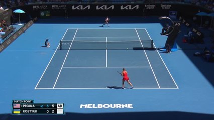 Dominant Pegula crushes Kostyuk