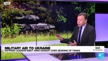 Defense leaders meet amid dissent over tanks for Ukraine