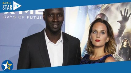 Omar Sy très chic en costume 3 pièces le jour de son mariage, Hélène sublime en robe bustier