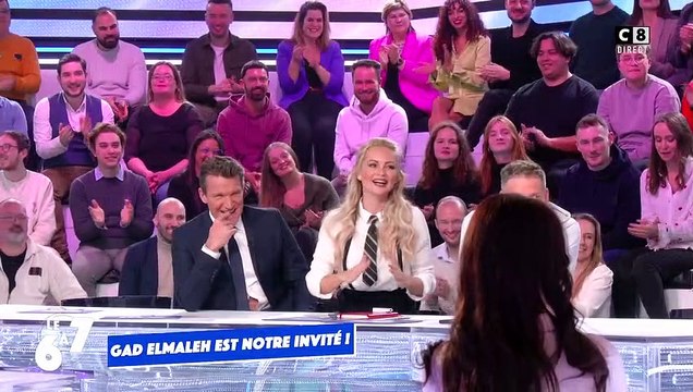 TPMP : Gad Elmaleh est émoustillé face à Delphine Wespiser.