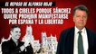 Alfonso Rojo: “Todos a Cibeles porque Sánchez quiere prohibir manifestarse por España y la Libertad”