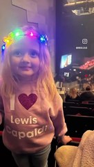 Miley Hawkins at Lewis Capaldi concert