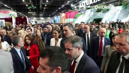 Sánchez esquiva a Mañueco al encontrarse en los pasillos de Fitur
