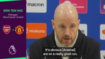'Arsenal deserve to be top of the league!' - Ten Hag