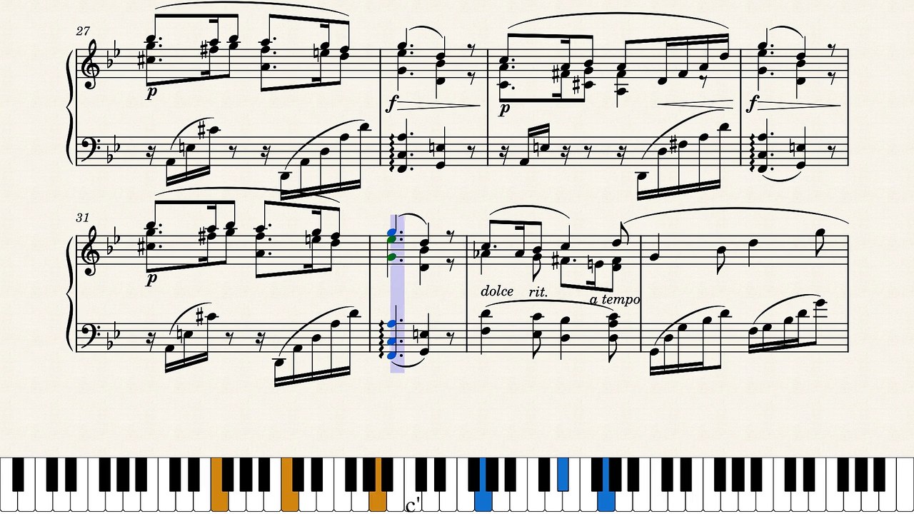 Gabriel Fauré - Sicilienne Op. 78 (partition de piano, sheet music)