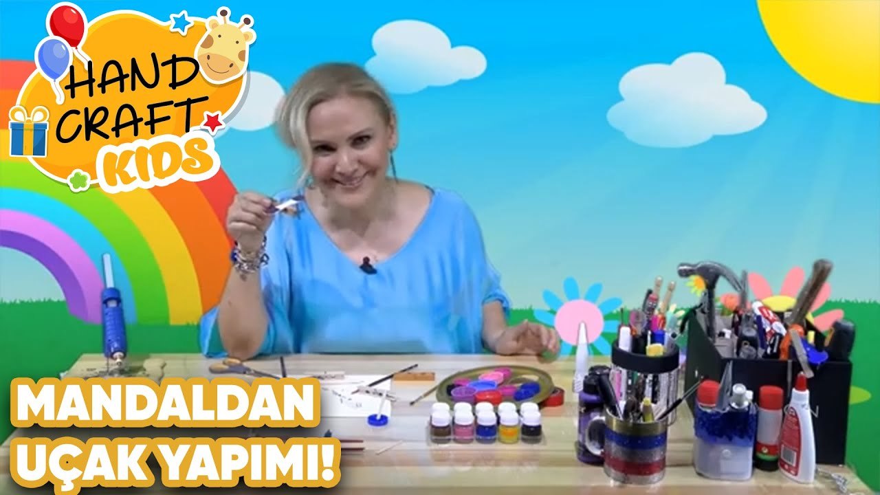 Evdeki Malzemelerden Uçak yapımı - How to make toy plane? |   Handcraft TV Kids
