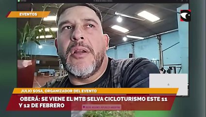 Oberá: se viene el MTB selva cicloturismo este 11 y 12 de febrero