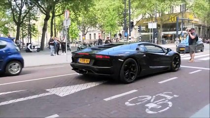 Lamborghini Aventadors, Huracan and Urus in Rotterdam!
