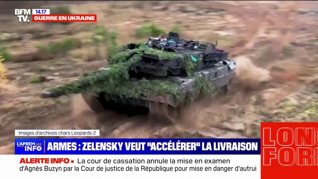 Volodymyr Zelensky demande d'accélérer la livraison de matériels de guerre à l'Ukraine