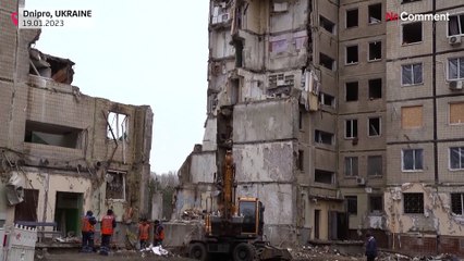 فيديو: ذكريات مؤلمة لجرحى الضربة الروسية على مبنى في دنيبرو شرق أوكرانيا