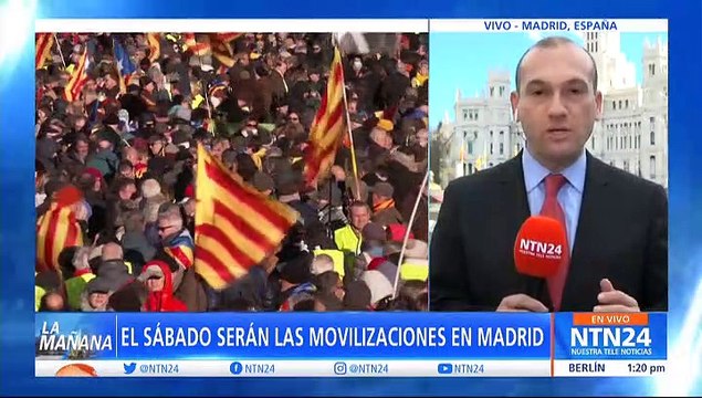 España, a la expectativa de la que se prevé será una de las más grandes protestas en contra de Pedro Sánchez