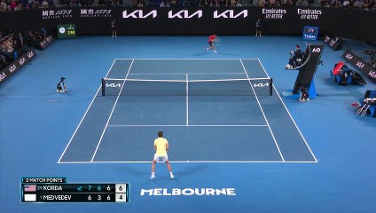 Korda stuns Medvedev in straight sets