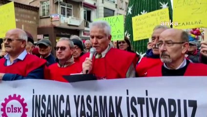 Edirne'de emekliler fatura yaktı: "Bizleri enflasyona ezdiren siyasi iradeye boyun eğmiyoruz!"