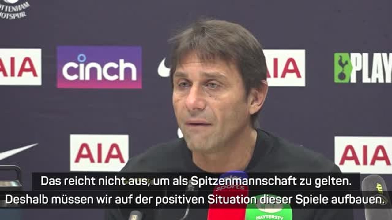 Conte: 'Müssen auf der positiven Situation aufbauen'