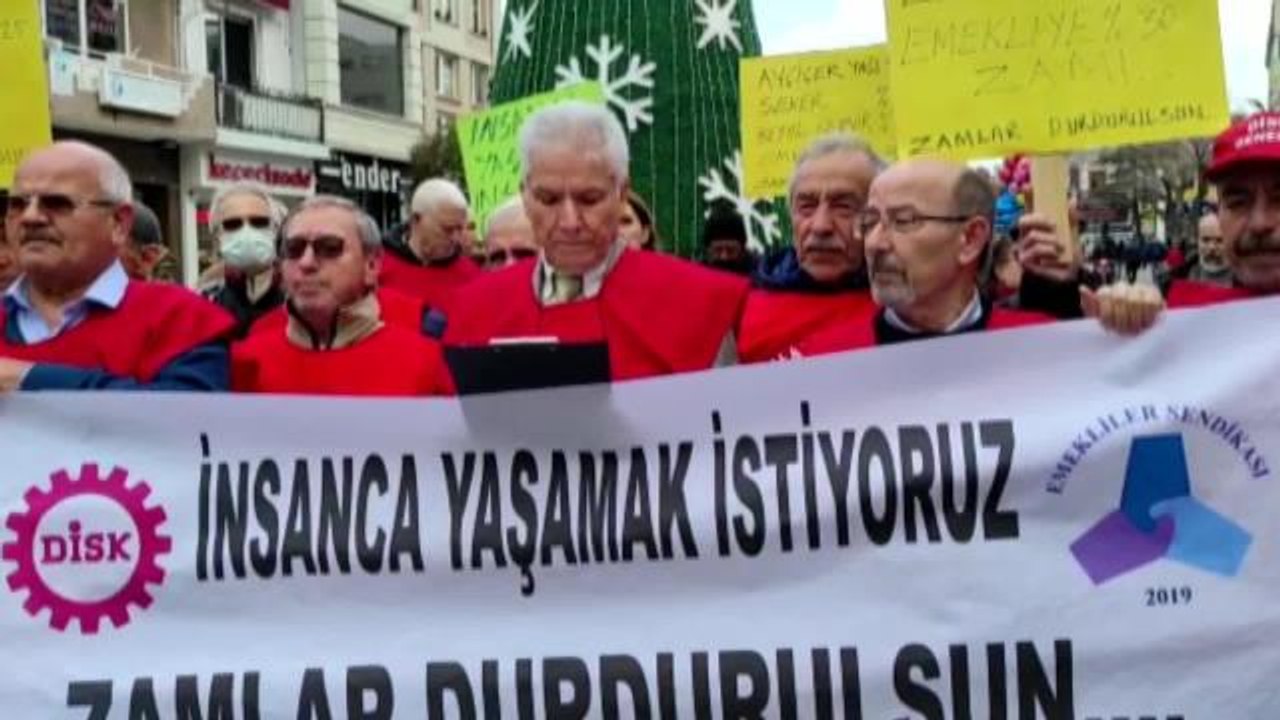 Edirne'de Emekliler Fatura Yaktı