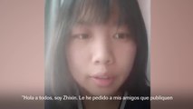 Una joven china denuncia el arresto ilegal de sus amigos en un mensaje, poco antes de ser detenida por la policía