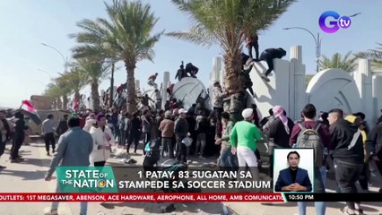 1 patay, 83 sugatan sa stampede sa soccer stadium | SONA