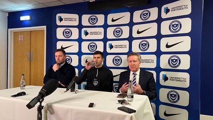 WATCH: John Mousinho's Pompey unveiling
