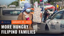 Number of hungry Filipino families increased to 3 million in December 2022 – SWS
