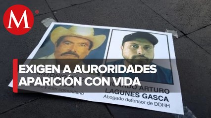 CNDH pide investigar desaparición de activistas Ricardo Lagunes y Antonio Díaz