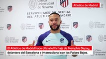 PRIMERAS IMÁGENES de DEPAY como jugador del ATLÉTICO DE MADRID | DIARIO AS