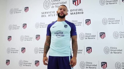 Transferts - Les premières images de Depay à l'Atlético