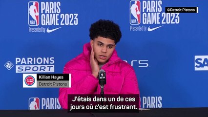 Pistons - Hayes : "C'est comme si on était aux États-Unis"