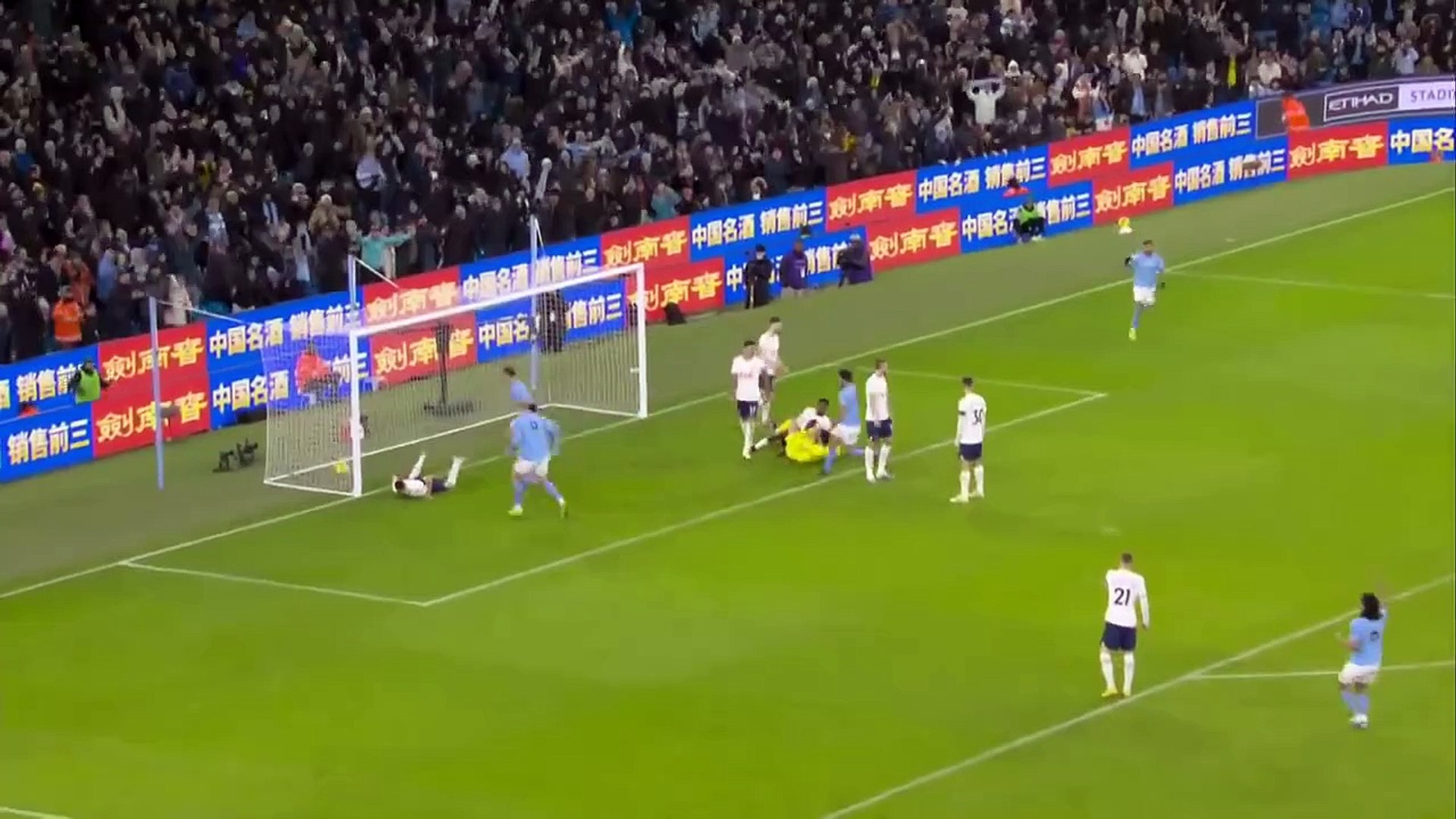 Highlights! Man City 4-2 Tottenham Hotspur  Goals from Alvarez, Haaland  and a Mahrez double 