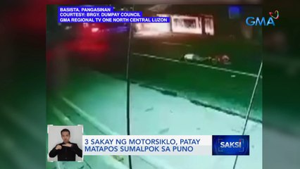 3 sakay ng motorsiklo, patay matapos sumalpok sa puno | Saksi