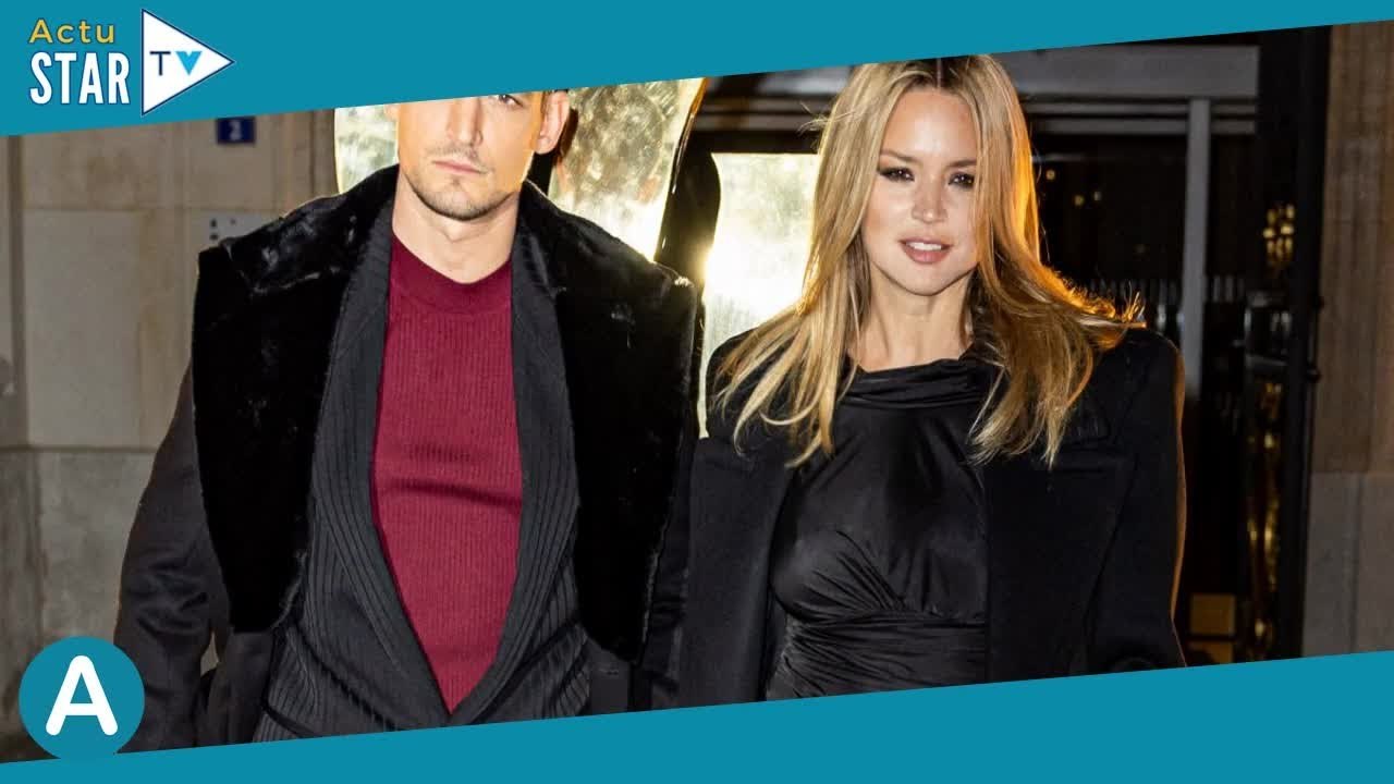 Virginie Efira envoûtante avec Niels Schneider au défilé Saint Laurent, son beau-frère Vassili magné