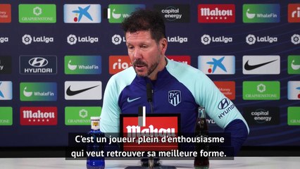 Diego Simeone : "Retrouver le Depay de Lyon"