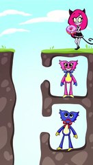 Greedy Kissy Missy lost | Funny Animation  #shorts #animation #story