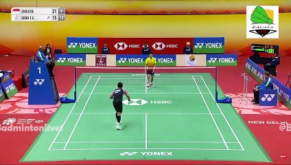 Jonatan Christie vs Chou Tien Chen | QF | India Open 2023