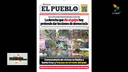 Enclave mediática 26-01: Derecha boliviana pretende dar lecciones de democracia
