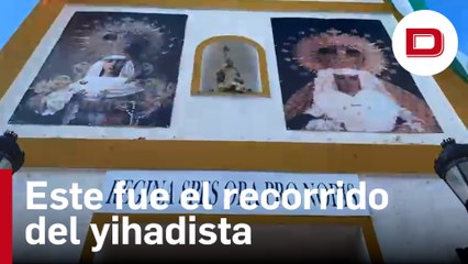 Este fue el recorrido del yihadista de Algeciras