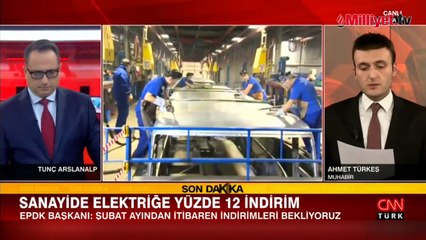 Sanayi Elektriğinde İndirim Müjdesi 💡