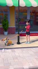Moco dog cute animated funny cartoon status