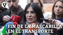 La mascarilla dejará de ser obligatoria en el transporte el 8 de febrero