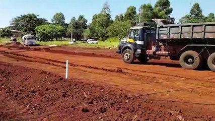 Rodovia PR-486 fica parcialmente interditada após rompimento de cabos de alta tensão