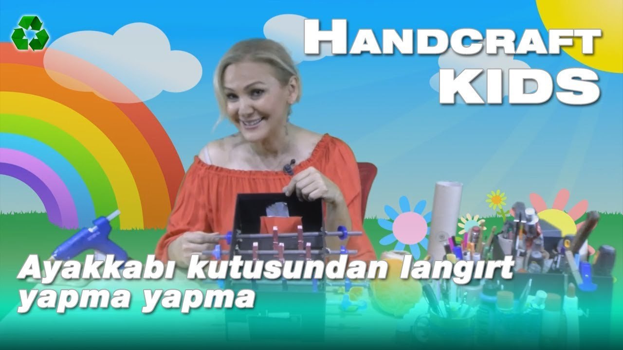 Ayakkabı kutusundan langırt yapma - Handcraft TV Kids
