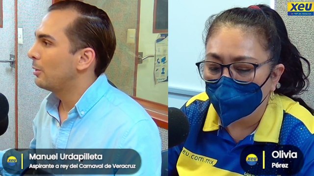 Manuel Urdapilleta, Aspirante a Rey del Carnaval de Veracruz