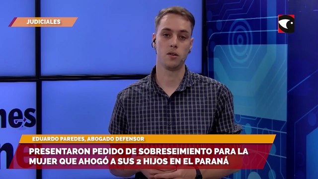 Presentaron pedido de sobreseimiento para la mujer que ahogó a sus 2 hijos en el Paraná