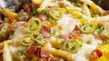 The Secret To Easy Loaded Cheese Fries? It's All In The Skillet